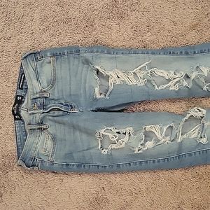 Hollister 1R distressed jeans